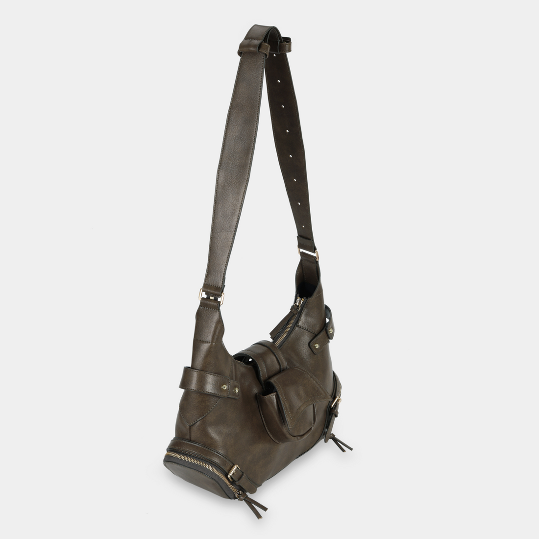 Two Sided Shoulder and Crossbody Bag with iPad Compartment