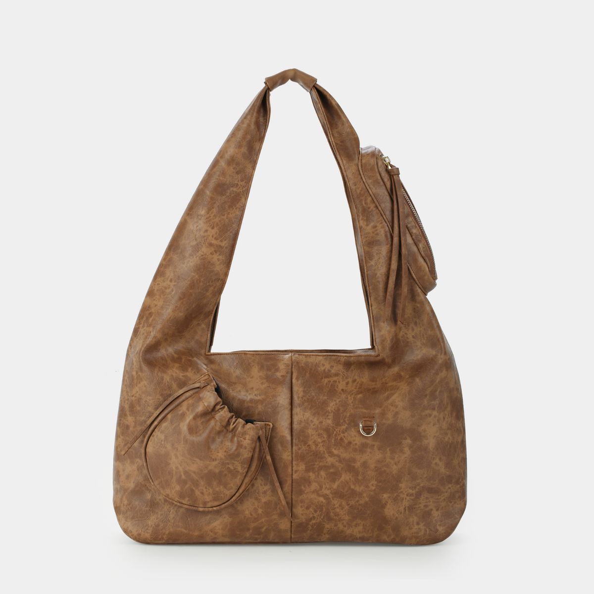 Pocket Hobo Bag with Laptop Compartment